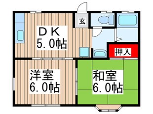 宮の森ハウスBの物件間取画像